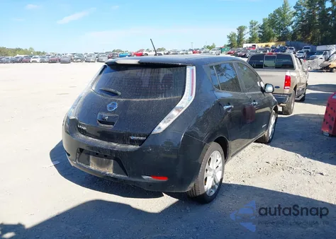 2015 Nissan Leaf S z USA, uszkodzony, nr VIN 1N4AZ0CPXFC321429